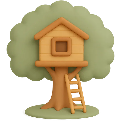 Et personligt børnebogseventyr om at bygge et træhus