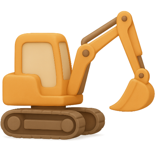 Et personligt børnebogseventyr om byggemaskiner