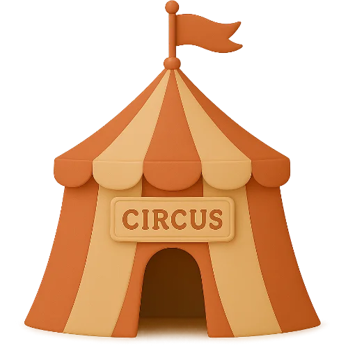 Et personligt børneeventyr om at tage til cirkus
