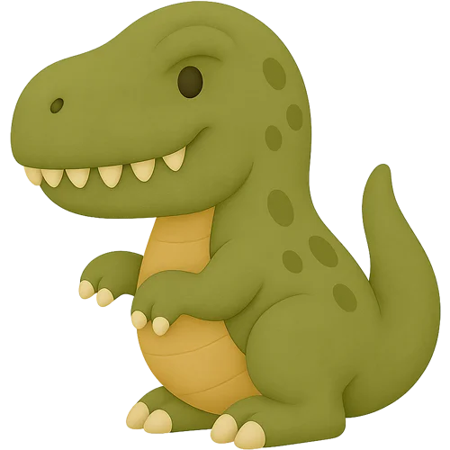 Et personligt børnebogseventyr om dinosaurer