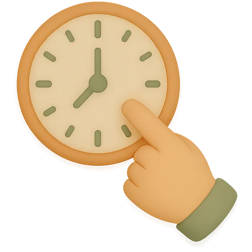 Et personligt børnebogseventyr om at lære klokken at kende