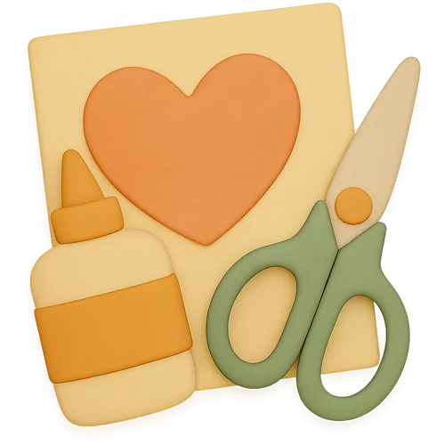 Et personligt børnebogseventyr om kreativitet og klippe-klistre