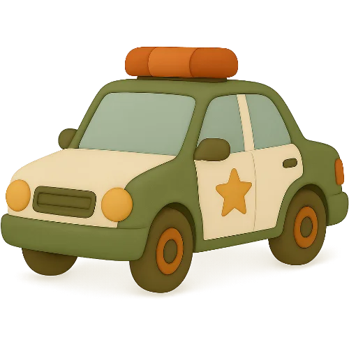 Dit personlige børnebogseventyr om politi – helt unik oplevelse