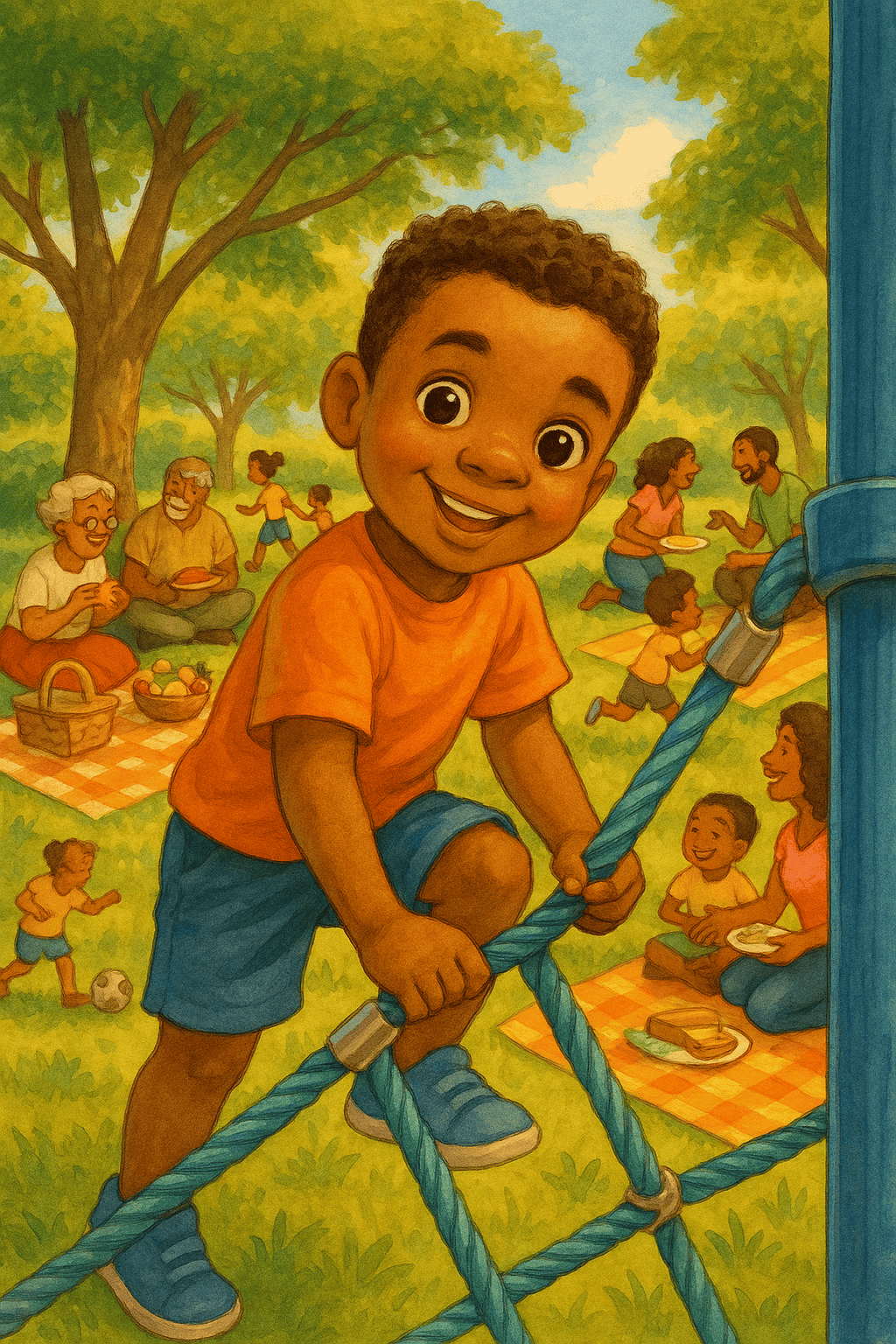 Sommeraftener med familiegenforening