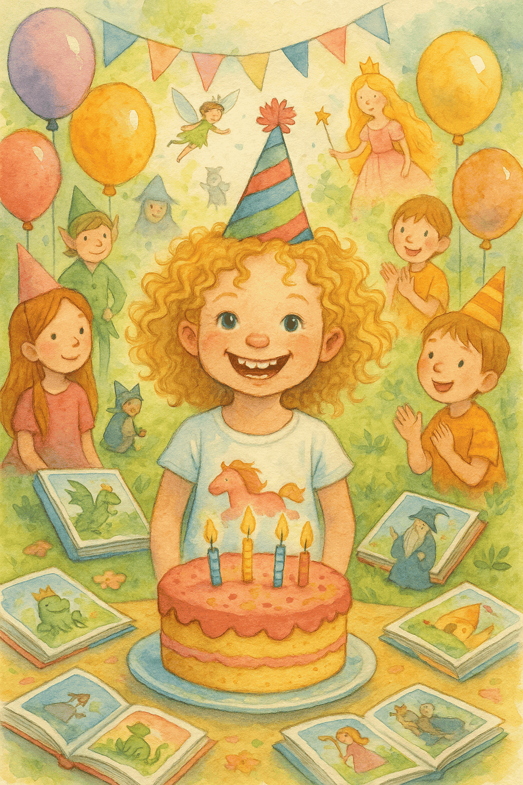 Fødselsdagsfest fuld af historier